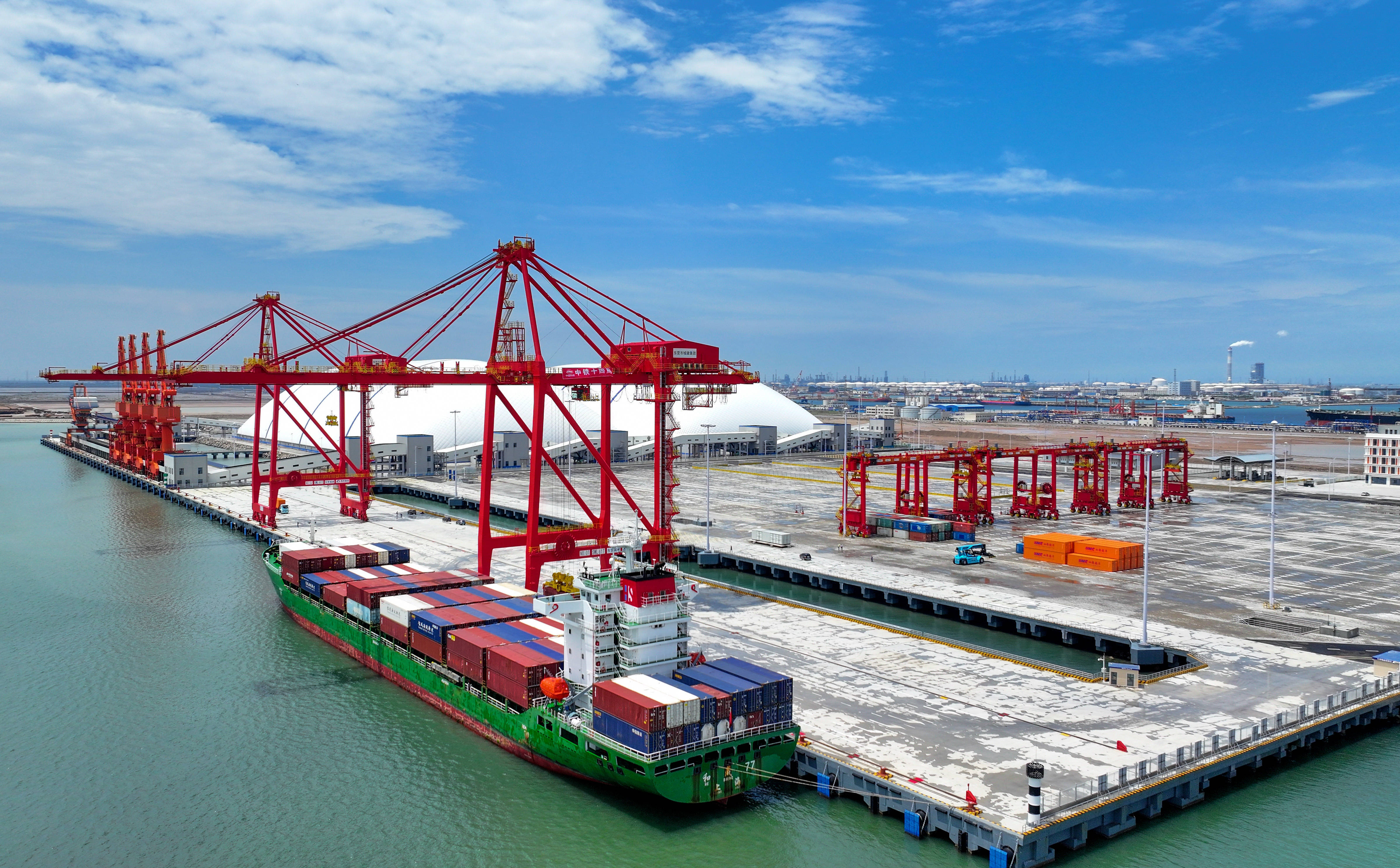 东营海运物流全攻略：依托亿吨大港，，，，，，开启南北物流新通道